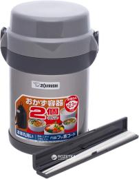Набір для ланчу Zojirushi SL-JAF14SA 1.23 л Silver (16780091)