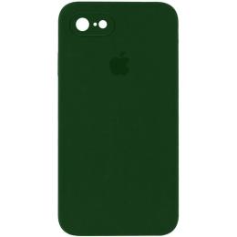 Чохол-накладка EpiK Silicone Case Square Full Camera Protective (AA) для Apple iPhone 7/8/SE (2020) (4.7) Green