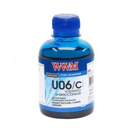Чорнило для принтера WWM Canon/HP/Lexmark 200г Cyan (U06/C) водорозчинні