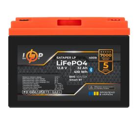 Акумулятор для ДБЖ LogicPower LiFePO4 12, 8V 32 Ah 410Wh Black Red (LP40518)