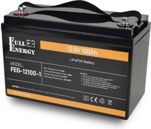 Акумулятор для ДБЖ Full Energy LiFePO4 12, 8V 100Ah Black (FEG-12100-1)