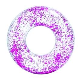 Круг для купання Mic 100 см, з блискітками BT-IG-0082 Pink