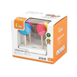 Ігровий набір Viga Toys іграшкових льодяників 44529 з дерева 6 шт.