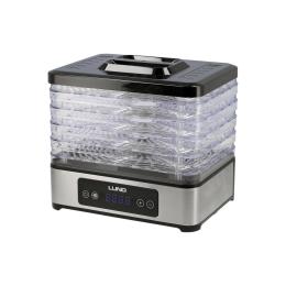 Сушарка для овочів та фруктів LUND 68284 Black Silver 400 Вт