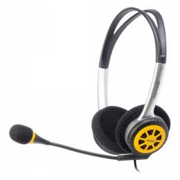 Накладні навушники Microlab K250 Black Yellow