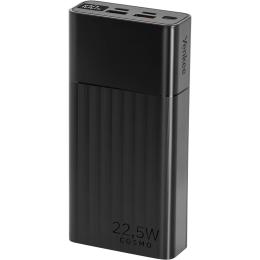 Зовнішній портативний акумулятор YENKEE YPB 2031 20000 mAh Black PD20W + QC22.5W (37000120)