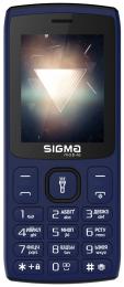 Кнопковий телефон Sigma mobile X-style 34NRG Blue Type-C (Уцінений)
