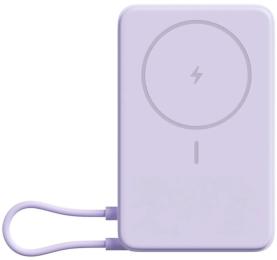 Зовнішній портативний акумулятор Xiaomi Magnetic&amp;Wireless 10000mAh Purple 15W (BHR08PAGL)