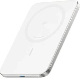 Зовнішній портативний акумулятор Anker Nano 5000 mAh Qi2 15W MagGo Slim Aurora White (A1665H21)