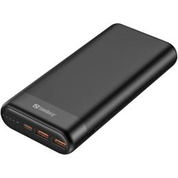 Зовнішній портативний акумулятор Sandberg PD 20000mAh 65W Black