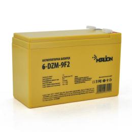 Акумулятор для ДБЖ Merlion 12V 9Ah F2 Yellow (6-DZM-9) 150 x 65 x 95 (100) Exclusive тяговий