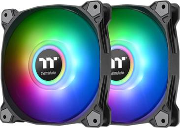 Вентилятор для ПК Thermaltake Pure Duo 14 ARGB Sync Radiator Fan CL-F116-PL14SW Black 2-Fan Pack