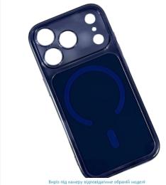 Чохол-накладка Infinity MagSafe Pulse Cover для iPhone 15 Pro Max Blue