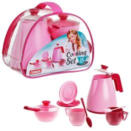 Іграшковий набір посуду Юника Cooking Set 71733 15 предметів