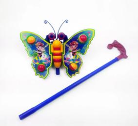 Каталка METR+ Метелик 305 махає крилами Blue на паличці 137200