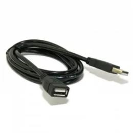 Дата-кабель Extradigital KBU1619 1.5m USB(тато) - USB(мама) Black