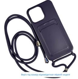 Чохол-накладка Infinity Colorful Pocket Strap with strap для Samsung A16 Violet