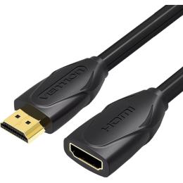 Відео-кабель Vention HDMI (тато) - HDMI (мама), 2.0 м, V2.0, 4K 60Hz PVC (VAA-B06-B200)