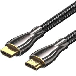 Відео-кабель Vention HDMI (тато)  -  HDMI (тато), 0.5 м, V2.0, 4K 60Гц, Zinc Alloy Type Black