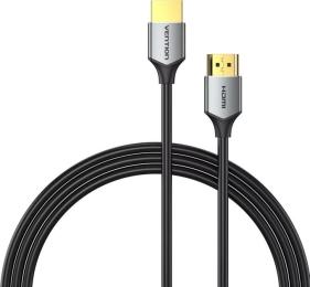 Відео-кабель Vention HDMI (тато) - HDMI (тато) , 1.0 м, V2.0, 4K 60Гц PVC Gray