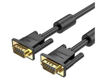 Відео-кабель Vention VGA (тато) - VGA (тато) 15M-15M, 25.0 м Black