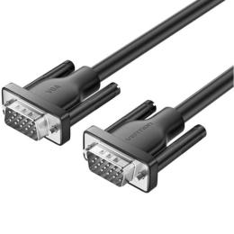 Відео-кабель Vention VGA (тато) - VGA (тато) 15M-15M, 3.0 м Black