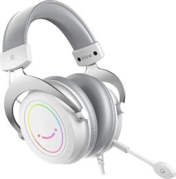 Накладні навушники Fifine H3 AmpliGame RGB White (H3W)