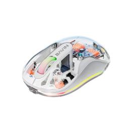 Мишка Bavin G-K-992 RGB Wireless White (G-K-992-WH)
