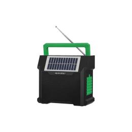 Акустика портативна NEWVEW NV-9153 Solar Panel/BT/USB/TF/FM Green (NWVW-NV-9153-GN)