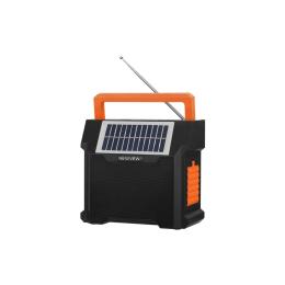 Акустика портативна NEWVEW NV-9153 Solar Panel/BT/USB/TF/FM Orange (NWVW-NV-9153-OR)