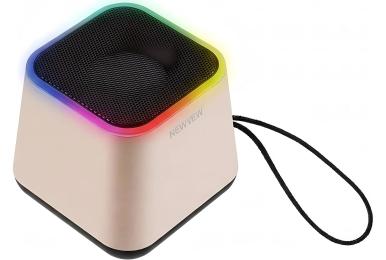 Акустика портативна NEWVEW NV-9203 RGB/BT/USB/TF/FM Gold (NWVW-NV-9203-GD)