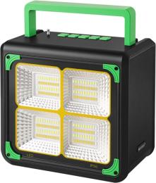Акустика портативна NEWVEW NV-9218 Solar Panel/BT/USB/TF/FM Green (NWVW-NV-9218-GN)