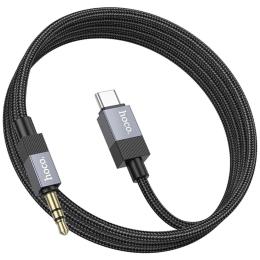 Аудіо-кабель Hoco UPA32B Clever digital Type-C (тато) to AUX 3.5mm (тато),1m Black