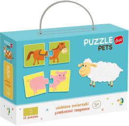 Пазл DoDo Улюблені звірятка 300115 12 пазлів по 2 елементи