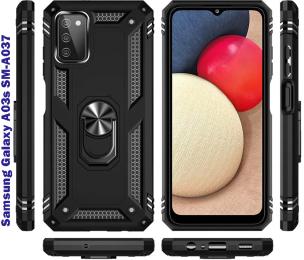 Чохол-накладка BeCover Military для Samsung Galaxy A037 A03s Black