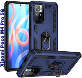 Чохол-накладка BeCover Military для Xiaomi Poco M4 Pro 5G Blue