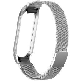 Ремінець для фітнес-браслету EpiK Milanese Loop Design для Xiaomi Mi Band 5/6 (00000037971_5) Silver
