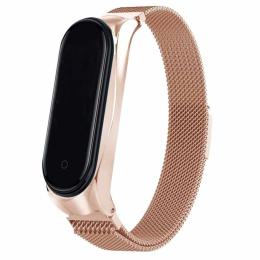Ремінець для фітнес-браслету EpiK Milanese Loop Design для Xiaomi Mi Band 5/6 Champagne gold (00000037971_8)