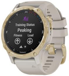 Смарт-годинник Garmin Descent Mk2S Light Gold with Light Sand Silicone Band (010-02403-01)