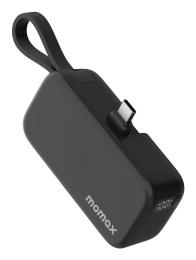 Зовнішній портативний акумулятор Momax IP130D USB-C 5000MAH Black