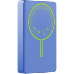 Зовнішній портативний акумулятор Momax IP137A 10000MAH Blue (IP137AB)