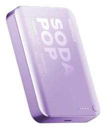 Зовнішній портативний акумулятор Momax IP166 10000MAH Purple (IP166U)