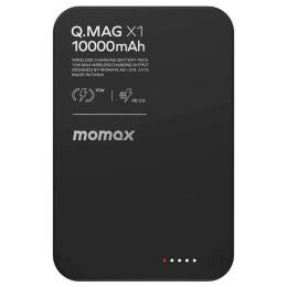 Зовнішній портативний акумулятор Momax Q.MAG X1 IP117A 10000MAH Black (IP117AD)