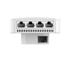 Точка доступу Ruijie Reyee RG-RAP1200 P ((AC1300, 1xGE PoE in, 1xGE PoE out, 3xGE, wall plate, MU-MIMO)