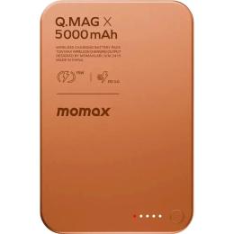 Зовнішній портативний акумулятор Momax Q.MAG X IP116A 5000MAH Orange (IP116AM)