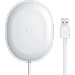 Бездротовий зарядний пристрій Baseus Jelly (WXGD-02) White 15W