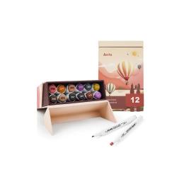 Набір маркерів Arrtx Oros ASM-03-ACS1-01 12 кольорів спиртові