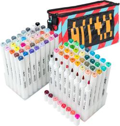 Набір маркерів Arrtx Oros LC302406 80 кольорів спиртові