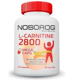 Жироспалювач NOSOROG L-Carnitine 2800 mega caps (120 tab) (19165-01)