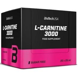 Жироспалювач Biotech L-Carnitine Ampule 3000 (20 x 25 ml, lemon) (00491-01)